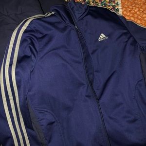 Adidas Navy Blue Track Jacket